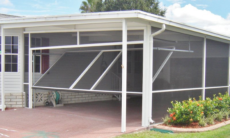 Modern Garage Door Screens for Outdoor Living