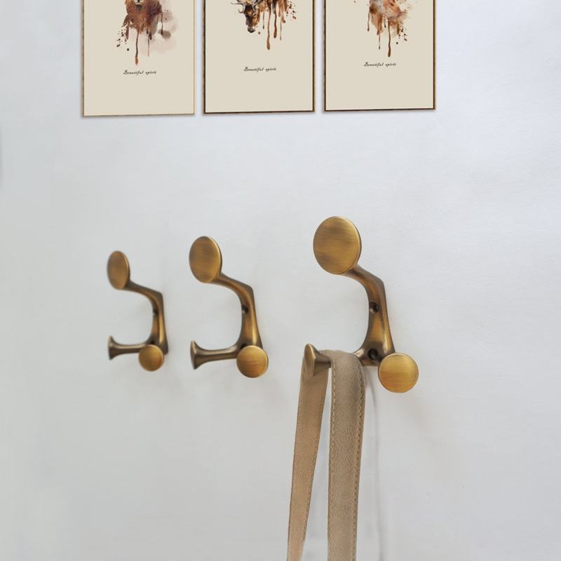 Modern Gold Decorative Wall Coat Hooks