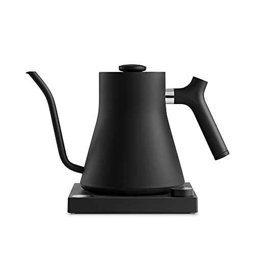 Modern Matte Black Electric Tea Kettle Design