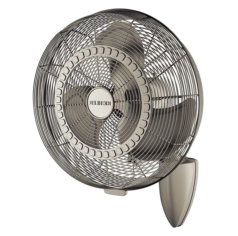 Modern Metallic Decorative Wall Mounted Fan