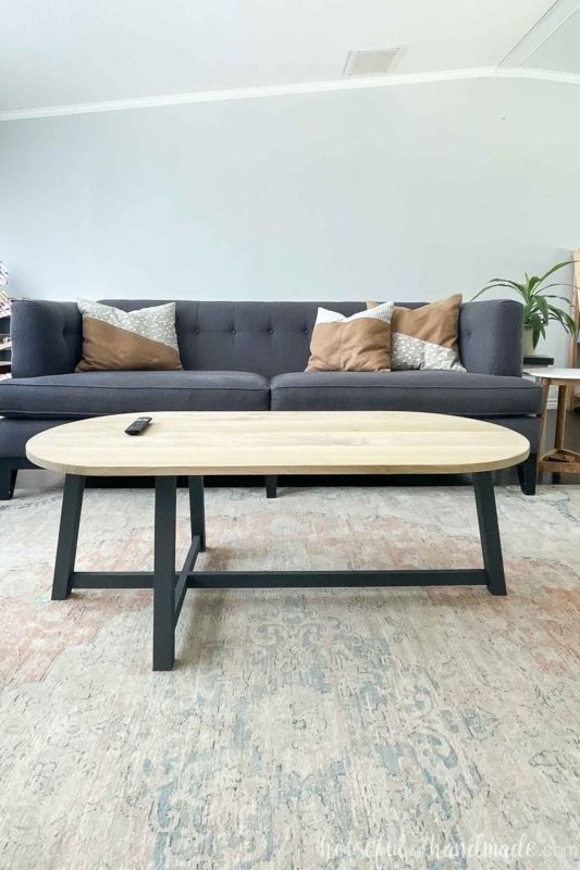 Modern Minimalist Asymmetrical Coffee Table Design
