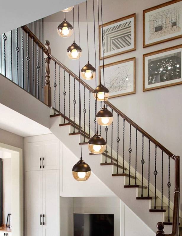 Modern Minimalist Nordic Staircase Pendant Lights
