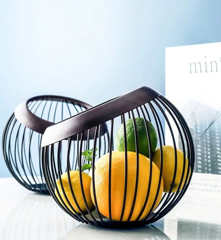 Modern Nordic Fruit Basket with Atmospheric Design
