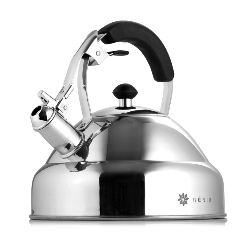 Modern Stainless Steel Whistling Tea Kettle
