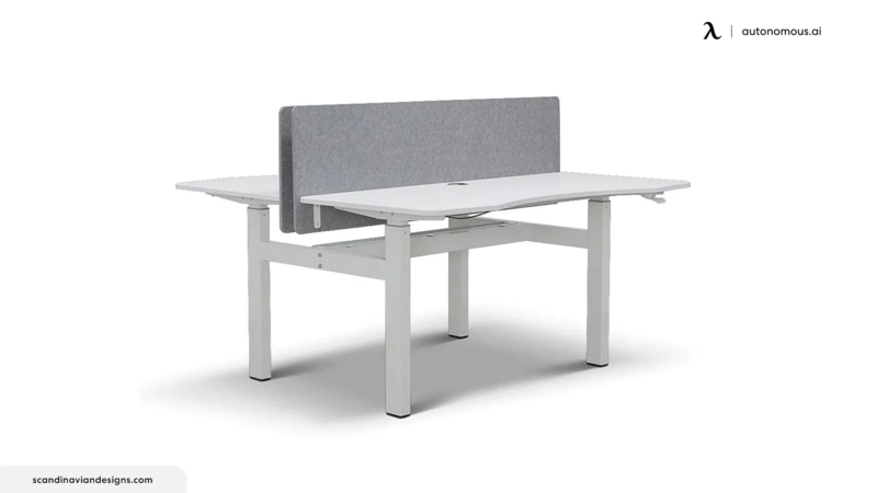Modern Standing Double-Sided Home Office Desk