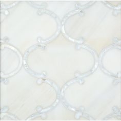 Mother of Pearl Waterjet Marble Mosaic Tile Design