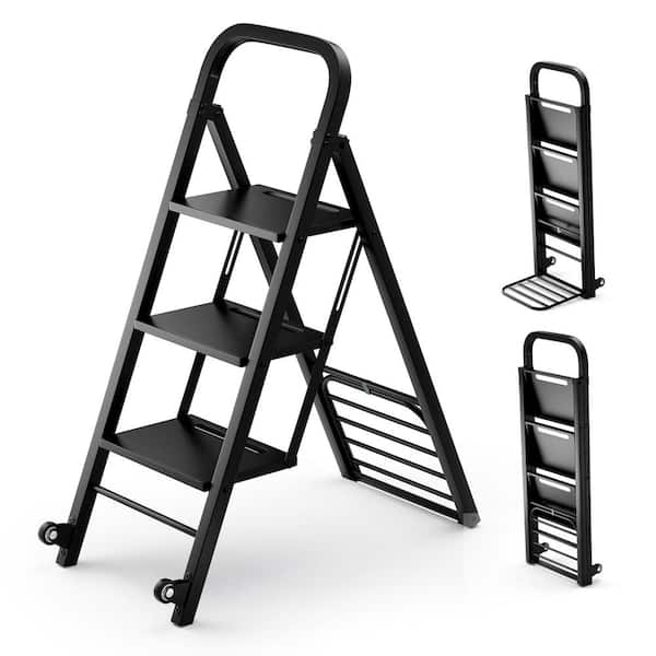 Multi-Functional 2-in-1 Folding Ladder and Hand Truck