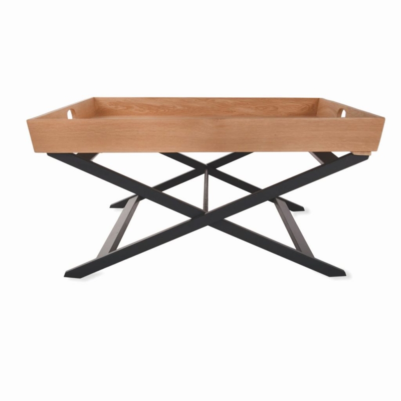 Oak Butlers Tray Coffee Table - Interior Flair
