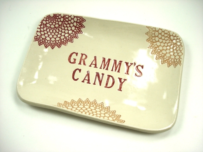 Personalized Ceramic Candy Dish for Home Decor