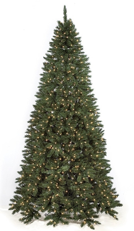 Pre-lit Full Artificial Christmas Tree with Warm Lights