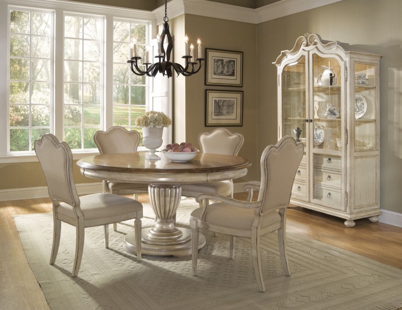 Provenance French Country Whitewash Dining Set