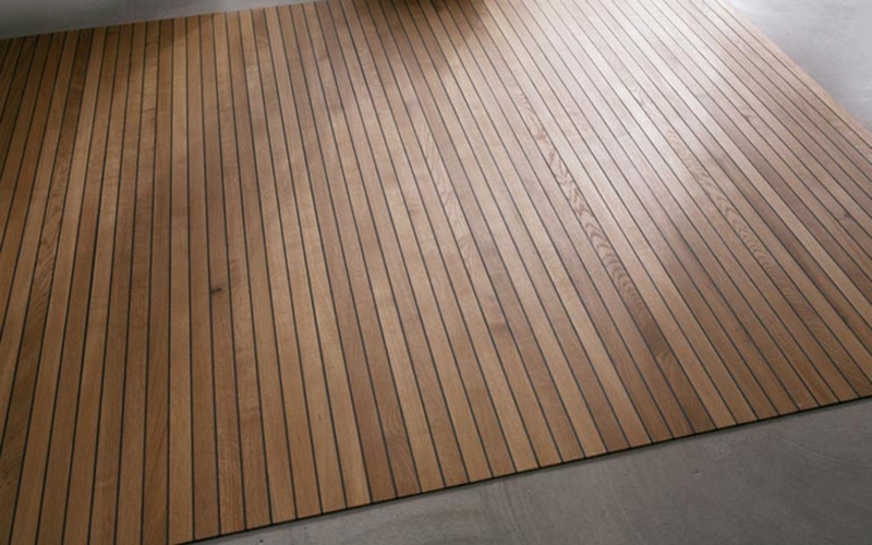 Realistic Hardwood-Look Carpet Flooring Design