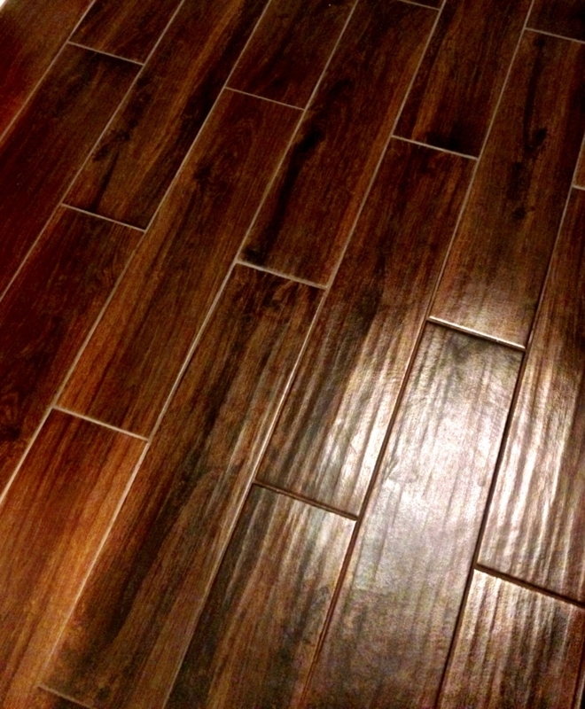 Realistic Wood-Look Carpet Tiles Flooring Design