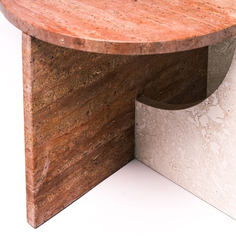 Ritagli A Asymmetrical Stone Coffee Table Design