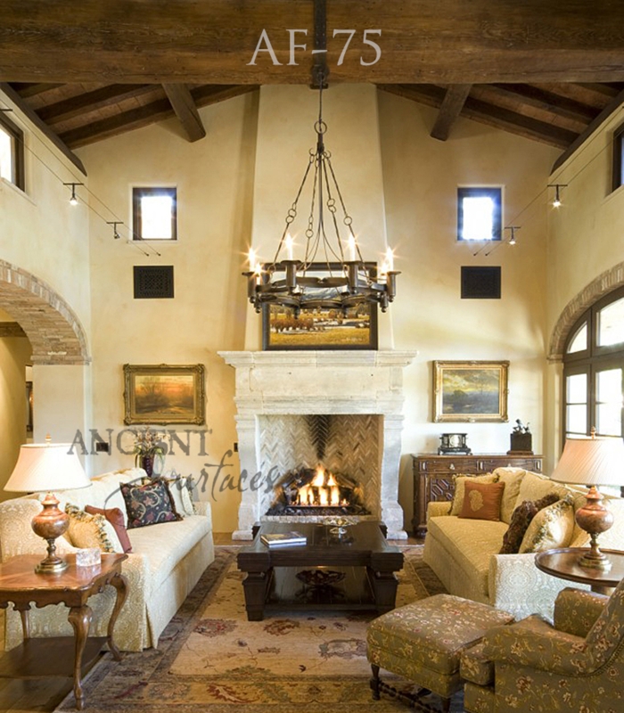 Rustic French Country Fireplaces