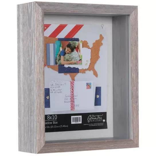 Rustic Wood Shadow Box Frame for Display