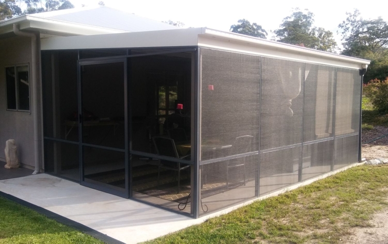 screened outdoor room in 2021 | Metal carport kits, Outdoor rooms ...