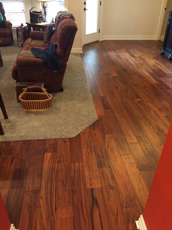 Seamless Transition Between Hardwood and Carpet Flooring