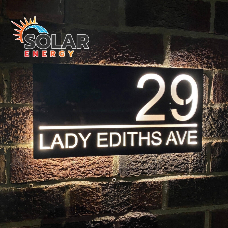Solar House Numbers |