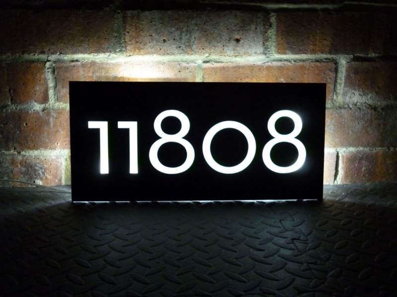 Solar Illuminated House Number Signs - Kreative Ideen Heimtextilien