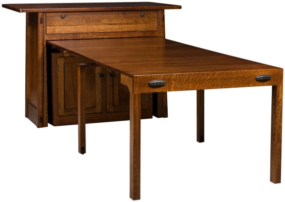 Solid Wood Rosales Kitchen Island with Extendable Table