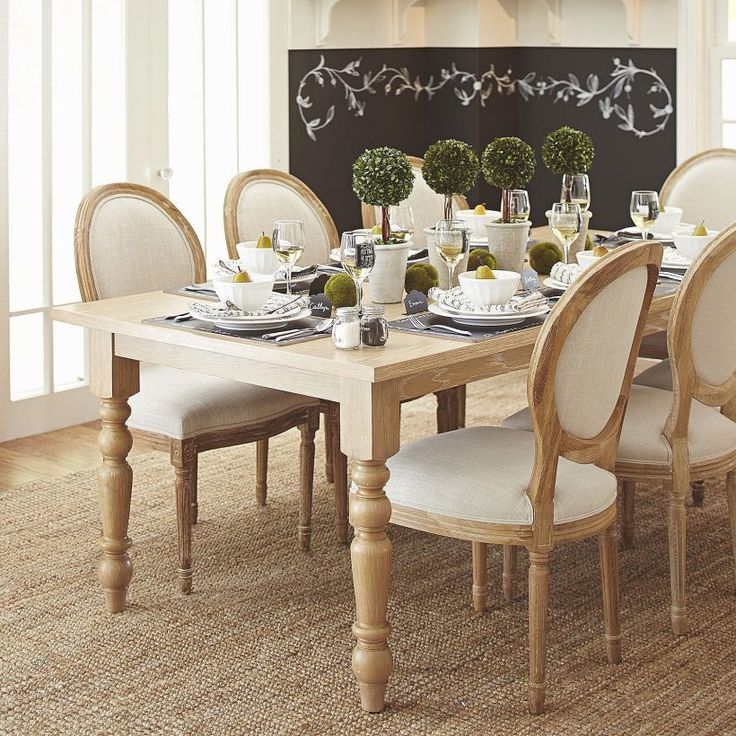 Sophisticated French Country Dining Chairs | Country dining tables ...