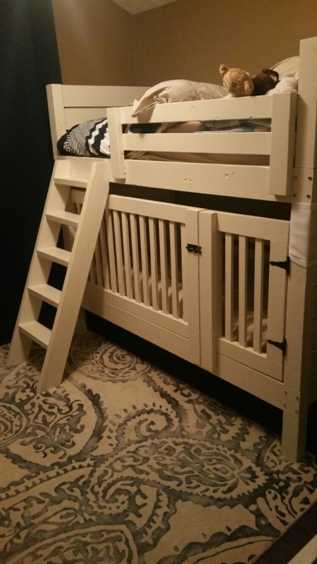 Space-Saving Crib Size Bunk Beds for Kids