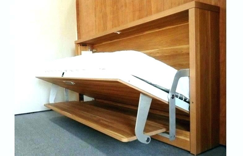 Space-Saving Full-Size Folding Bunk Bed Design