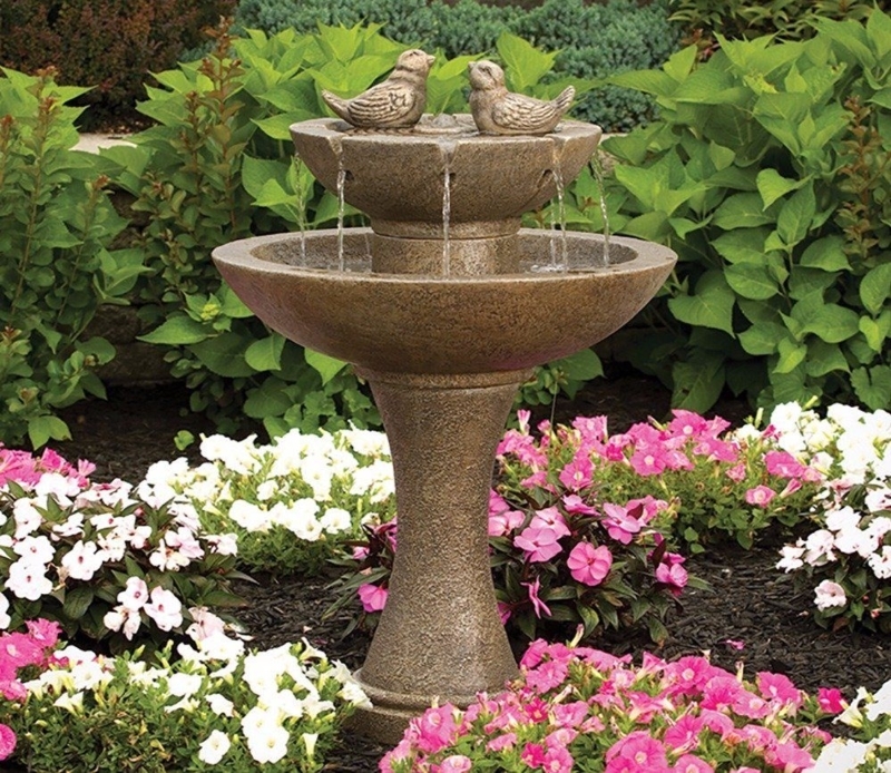 Fountains With Birds
