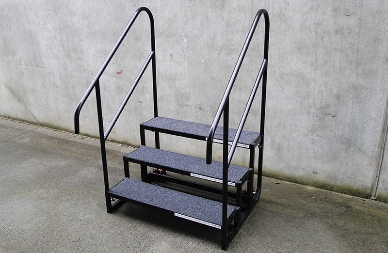 Sturdy Temporary Handrails for Safe Stair Usage