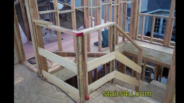 Temporary Wooden Stair Railing for Safety