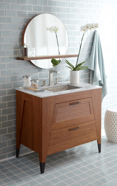 Trinidad Bamboo Bathroom Vanity by Native Trails - Tropical - Bathroom ...