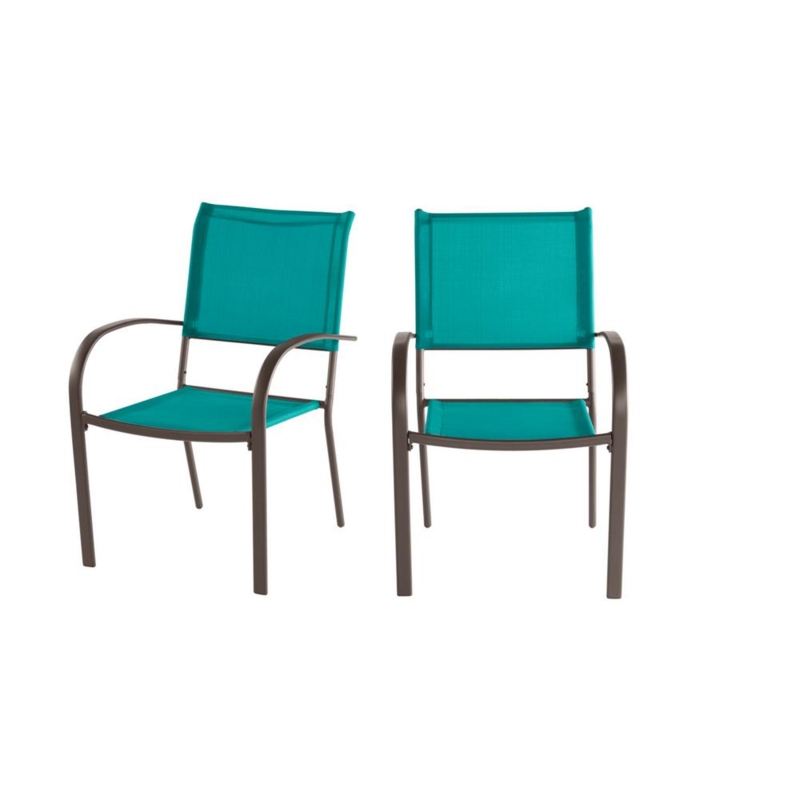 Turquoise Stacking Patio Chairs - Patio Furniture