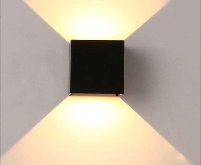 up & Down Stairway Wall Sconce White/Black Indoor LED Wall Lamp Light ...