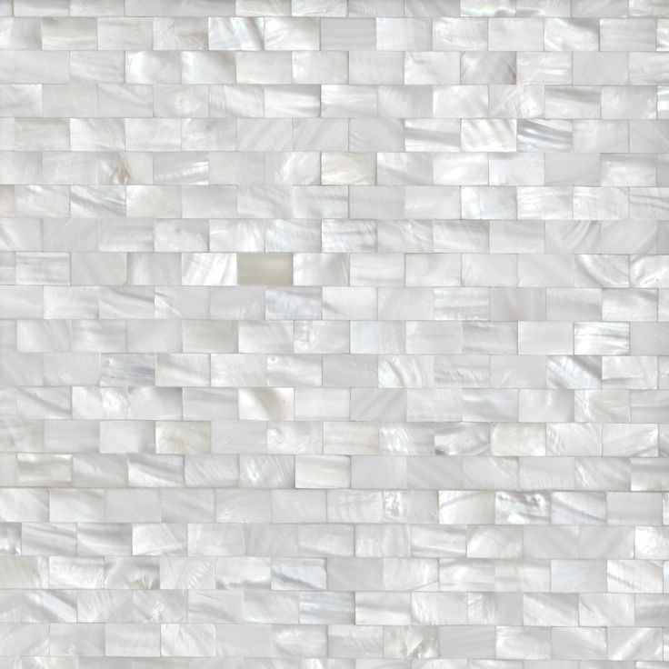Viviano Mosaici | Mother of Pearl Mosaic Tile, 11 x 12, White, 2 mm ...