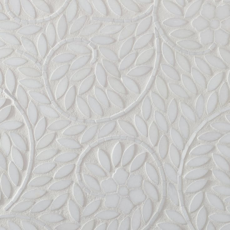 Viviano | Thassos Camellia Marble Mosaic Tile, 15 x 13, White, 1/2 inch ...