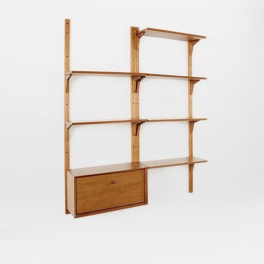 Wall Mounted Bookshelves, Wall Mounted Desk, Wood Wall Shelf, Wall ...