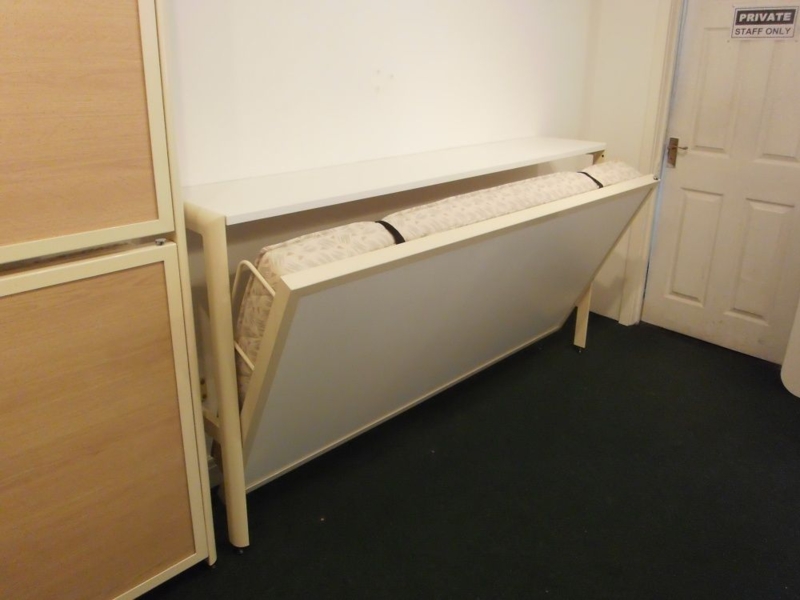 wall mounted folding bunk beds | folding aluminum framed wall system ...