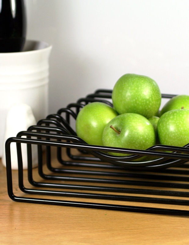 Wire Fruit Bowl Black by Block Design | Fruit bowl, Modern fruit bowl ...