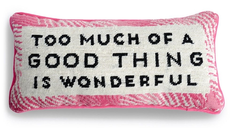 Wonderful Needlepoint Pillow | Needlepoint pillows, Pillows, Custom ...