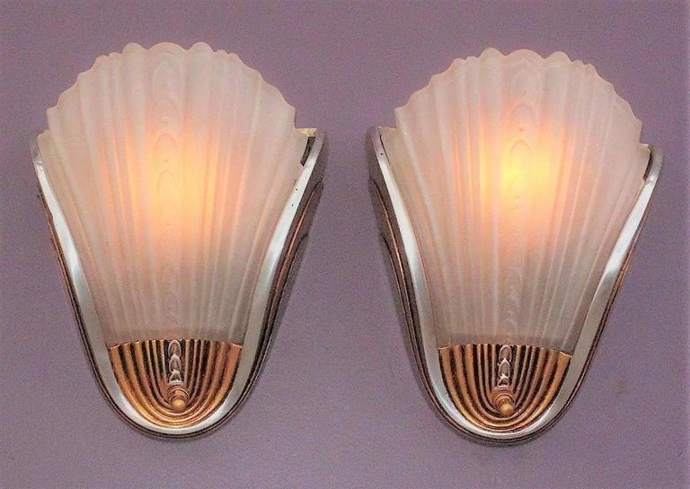 1930s Deco Mid-Century Modern Wall Sconces