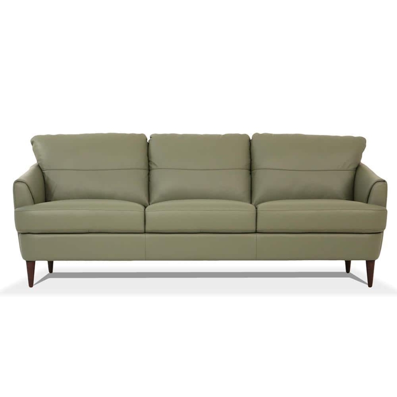 Acme Helena Leather Flared Arm Lawson Sofa
