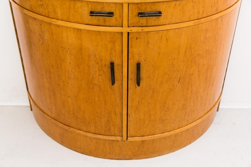 Alvar Aalto Half Moon Sideboard in Warm Wood