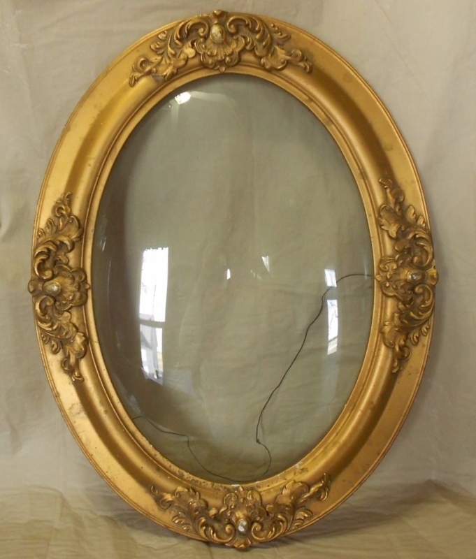 Antique Curved Glass Photo Frames - Glass Designs