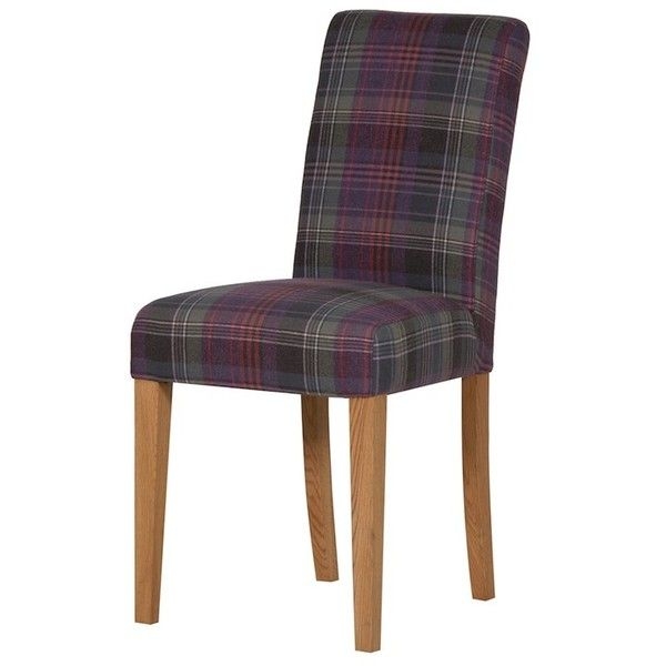 Arran Crimond Heather Tartan Plaid Dining Chair