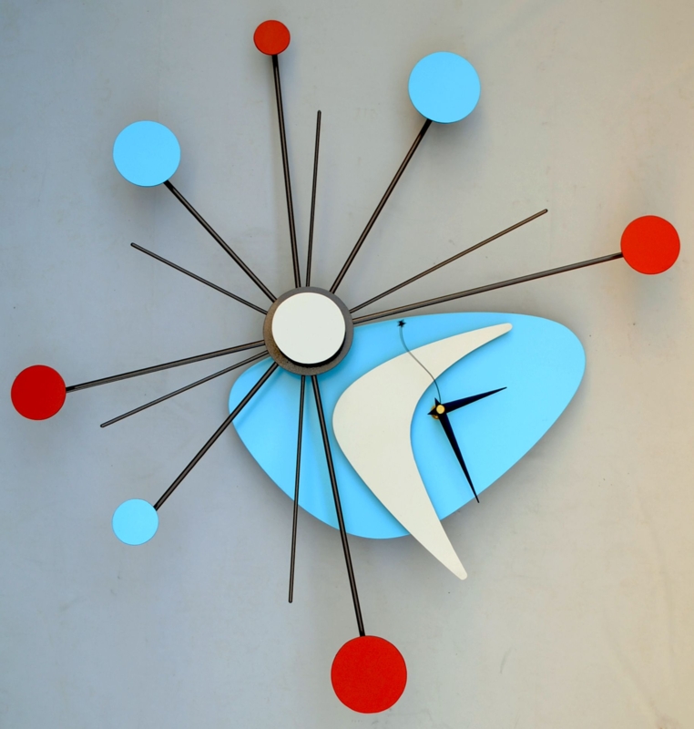 Mid Century Style Wall Clocks
