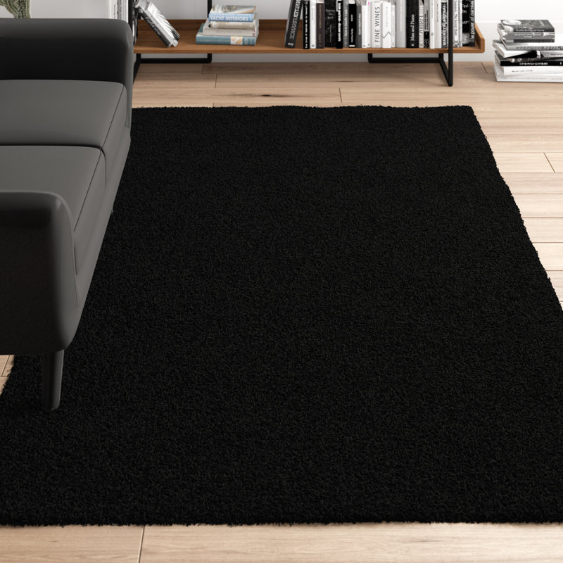 black area rugs - Bachelor Pad Living Room Ideas For Men Masculine