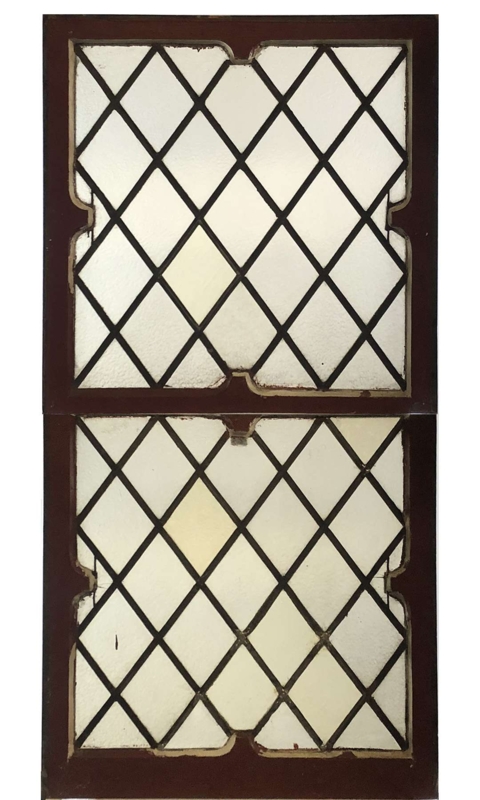 Circa 1900 Antique Leaded Stained Glass Window