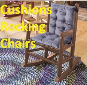Comfortable Cushioned Traditional Rocking Chair