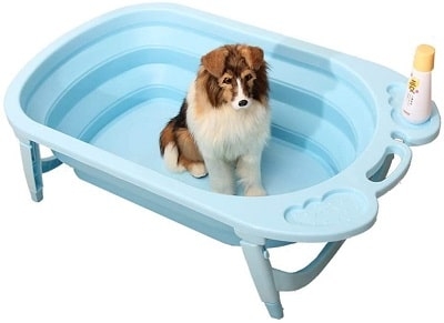 Compact Foldable Dog Bath Tub for Small Spaces